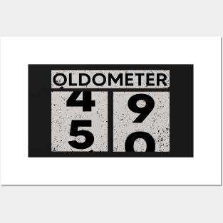 Oldometer 49-50 | 50th Birthday Gift Posters and Art